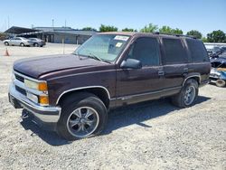 Salvage cars for sale at Sacramento, CA auction: 1997 Chevrolet Tahoe K1500
