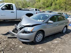 Salvage cars for sale at Marlboro, NY auction: 2014 Nissan Sentra S
