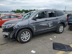 Salvage cars for sale at Pennsburg, PA auction: 2019 Honda Pilot LX