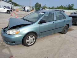 Salvage cars for sale from Copart Pekin, IL: 2005 Toyota Corolla CE