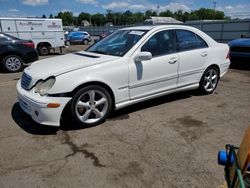 Salvage cars for sale at Pennsburg, PA auction: 2005 Mercedes-Benz C 230K Sport Sedan