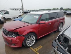 Salvage cars for sale at Grand Prairie, TX auction: 2013 Ford Flex Limited