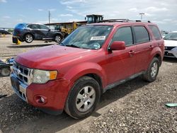 Salvage cars for sale at Temple, TX auction: 2011 Ford Escape Limited