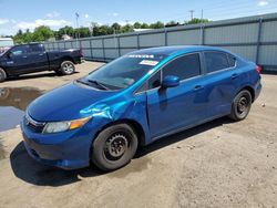 Salvage cars for sale at Pennsburg, PA auction: 2012 Honda Civic LX