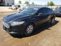 Salvage cars for sale at Elgin, IL auction: 2014 Ford Fusion S