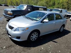 Salvage cars for sale from Copart Marlboro, NY: 2009 Toyota Corolla Base