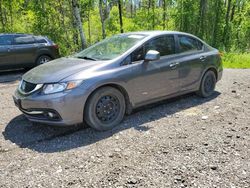 Salvage cars for sale at Bowmanville, ON auction: 2014 Honda Civic Touring