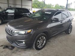 Vehiculos salvage en venta de Copart Cartersville, GA: 2019 Jeep Cherokee Latitude Plus