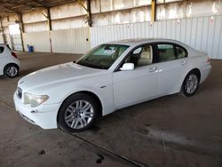 BMW 745 i salvage cars for sale: 2002 BMW 745 I