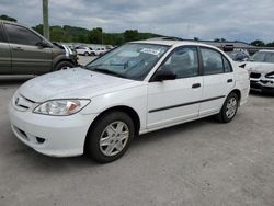 Salvage cars for sale from Copart Lebanon, TN: 2004 Honda Civic DX VP