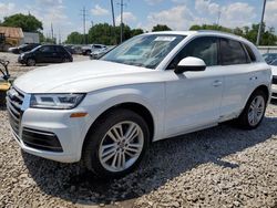 Salvage cars for sale at Columbus, OH auction: 2018 Audi Q5 Premium Plus