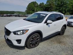 Salvage cars for sale from Copart Concord, NC: 2016 Mazda CX-5 GT