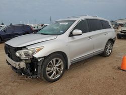 Salvage cars for sale at Houston, TX auction: 2015 Infiniti QX60
