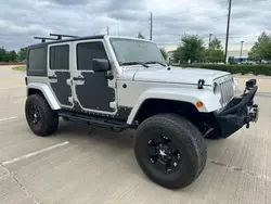 Salvage cars for sale from Copart Houston, TX: 2012 Jeep Wrangler Unlimited Rubicon