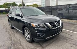Salvage cars for sale at Brookhaven, NY auction: 2018 Nissan Pathfinder