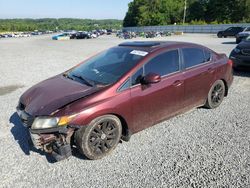 Salvage cars for sale from Copart Concord, NC: 2012 Honda Civic EX