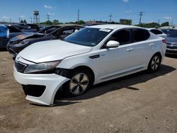 Salvage cars for sale at Chicago Heights, IL auction: 2013 KIA Optima Hybrid