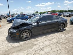Salvage cars for sale at Indianapolis, IN auction: 2014 Audi A7 Prestige