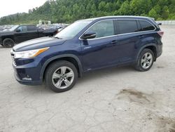 Toyota Highlander Hybrid Limited salvage cars for sale: 2016 Toyota Highlander Hybrid Limited