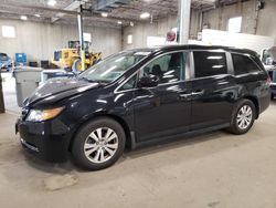 Salvage cars for sale from Copart Blaine, MN: 2016 Honda Odyssey EXL