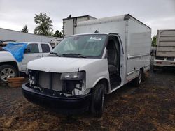 Salvage trucks for sale at Woodburn, OR auction: 2021 GMC Savana Cutaway G3500