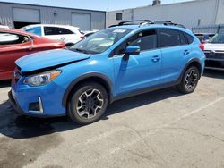 Salvage cars for sale from Copart Vallejo, CA: 2016 Subaru Crosstrek Limited
