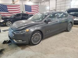 Salvage cars for sale from Copart Columbia, MO: 2018 Ford Fusion TITANIUM/PLATINUM HEV