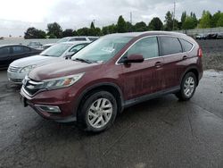 Salvage cars for sale from Copart Portland, OR: 2015 Honda CR-V EXL