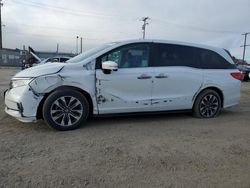 Salvage cars for sale at Los Angeles, CA auction: 2022 Honda Odyssey EXL