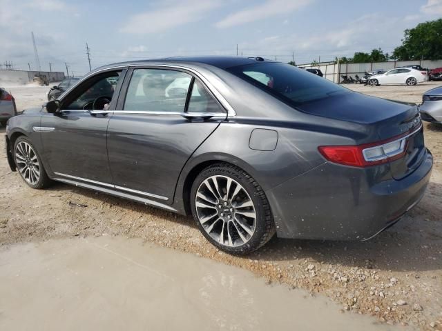 2017 Lincoln Continental Select