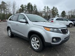 Salvage cars for sale from Copart North Billerica, MA: 2012 KIA Sorento Base