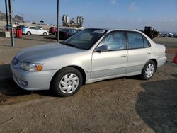 Salvage cars for sale from Copart San Diego, CA: 2001 Toyota Corolla CE