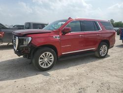 Salvage cars for sale from Copart Houston, TX: 2021 GMC Yukon SLT