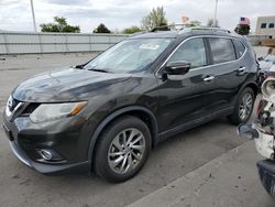 Salvage cars for sale from Copart Littleton, CO: 2015 Nissan Rogue S