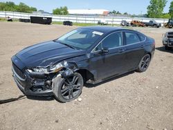 Salvage cars for sale at Columbia Station, OH auction: 2015 Ford Fusion Titanium