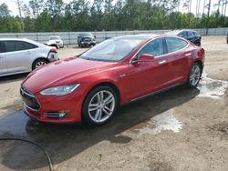 Salvage cars for sale at Harleyville, SC auction: 2013 Tesla Model S
