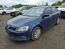 Salvage cars for sale from Copart Hillsborough, NJ: 2013 Volkswagen Jetta Base