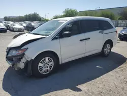 Salvage cars for sale at Las Vegas, NV auction: 2014 Honda Odyssey LX