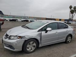 Salvage cars for sale at auction: 2013 Honda Civic LX