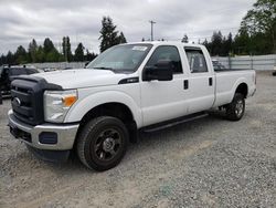 Salvage cars for sale from Copart Graham, WA: 2015 Ford F350 Super Duty
