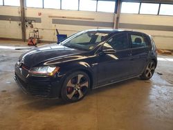 Salvage cars for sale at Wheeling, IL auction: 2017 Volkswagen GTI S/SE