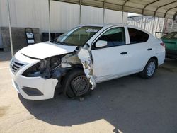 Salvage cars for sale at Fresno, CA auction: 2018 Nissan Versa S