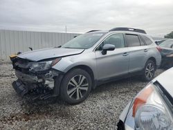 Subaru Outback 2.5i Limited salvage cars for sale: 2018 Subaru Outback 2.5I Limited