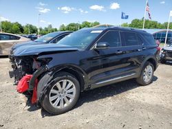 Salvage cars for sale at East Granby, CT auction: 2021 Ford Explorer Limited