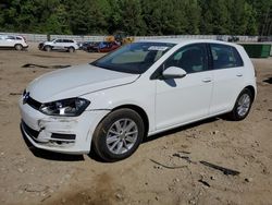 Salvage cars for sale from Copart Gainesville, GA: 2017 Volkswagen Golf S