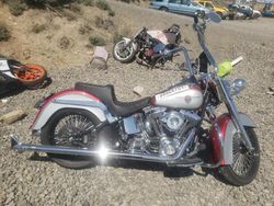 Salvage motorcycles for sale at Reno, NV auction: 2004 Harley-Davidson Flstfi