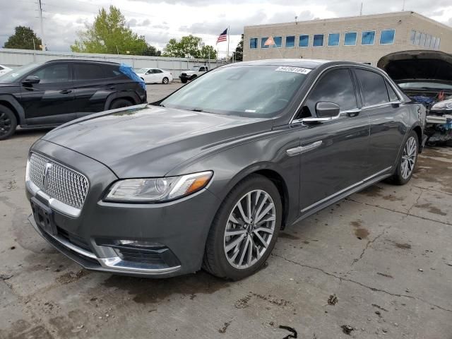 2017 Lincoln Continental Select