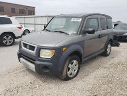 Salvage cars for sale at Kansas City, KS auction: 2005 Honda Element EX