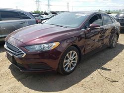 Vehiculos salvage en venta de Copart Elgin, IL: 2017 Ford Fusion SE Hybrid