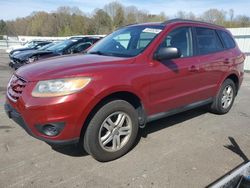 Salvage cars for sale from Copart Assonet, MA: 2011 Hyundai Santa FE GLS